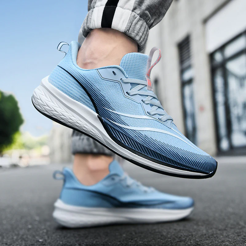Damen Hochleistungs-Laufschuhe mit atmungsaktiver Strick-Oberfläche und reaktionsfreudiger Dämpfung Heidi Mode - Image 4