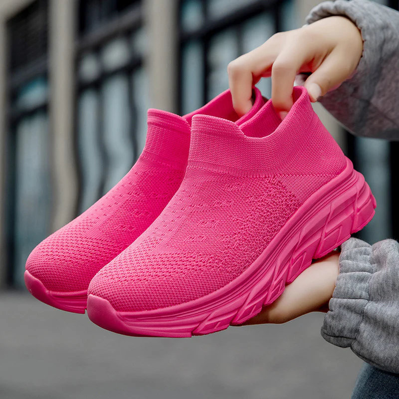 Damen Hochleistungs-Sneaker mit flexiblem Strick-Obermaterial und dämpfender Sohle Heidi Mode - Image 8