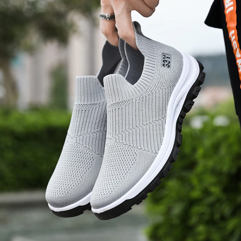 Damen Hochqualitative Slip-On Sneakers mit elastischem Obermaterial und rutschfester Sohle Heidi Mode - Image 2