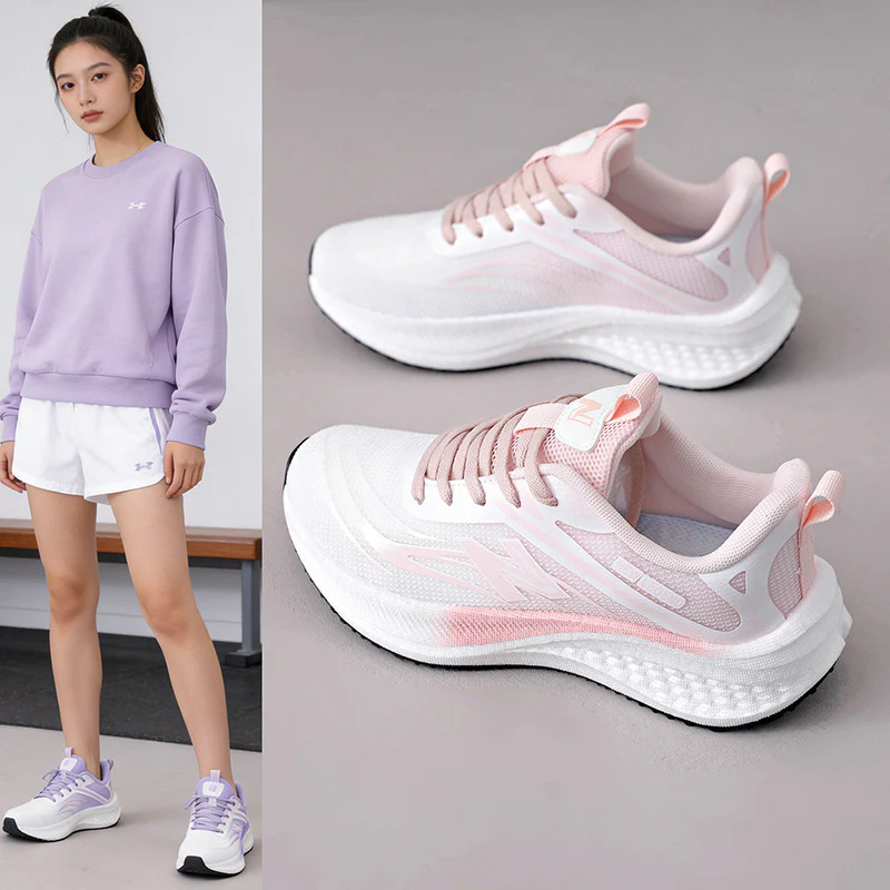 Damen Hochwertige Laufschuhe mit atmungsaktivem Mesh-Obermaterial und gepolsterter Sohle Heidi Mode - Image 2