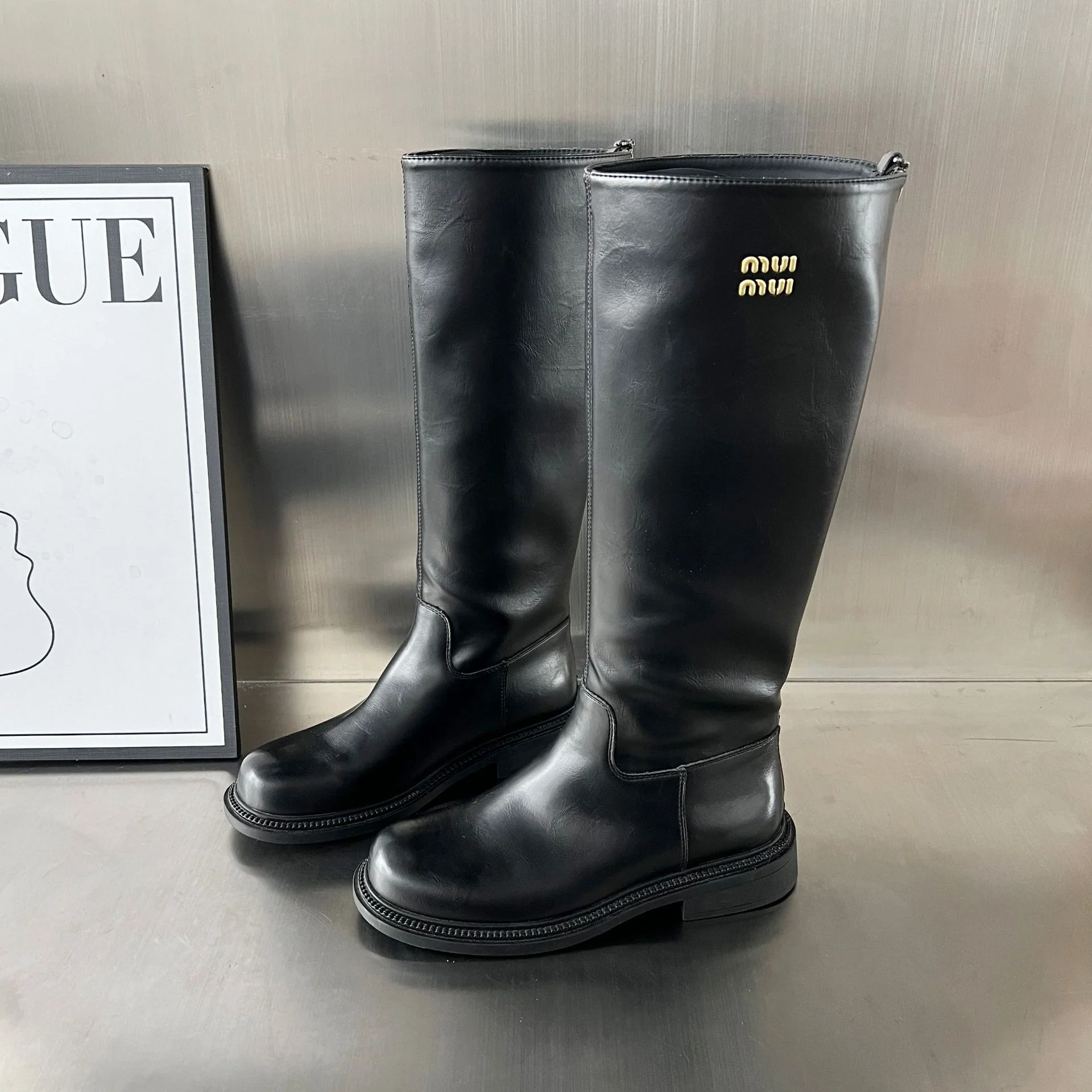 Damen Hochwertige Leder-Stiefel mit bequemem Innenfutter und robustem Profil Heidi Mode - Image 2