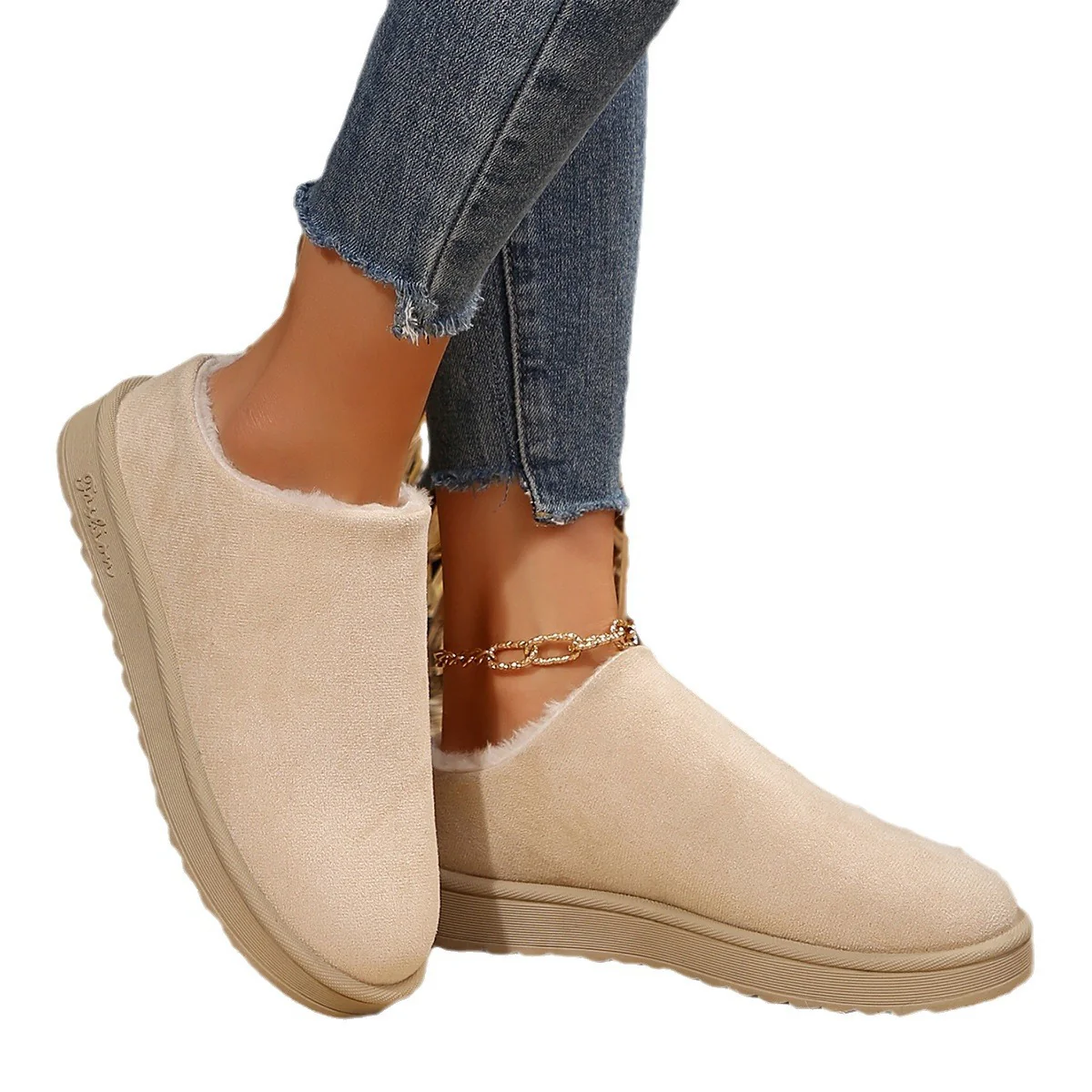 Damen hochwertige Slipper mit weichem Kunstfell und rutschfester Sohle Heidi Mode - Image 5