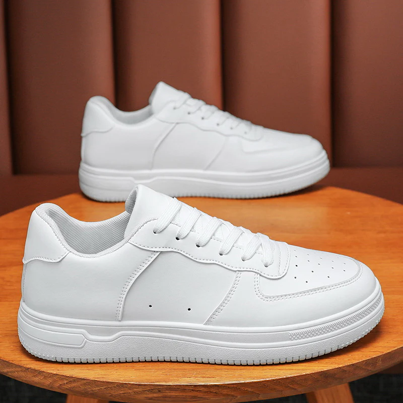 Damen Hochwertige Sneaker mit robustem Leder und komfortabler Dämpfung Heidi Mode