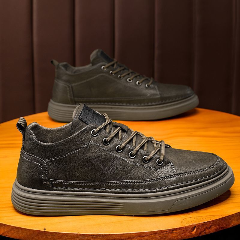 Damen Hochwertige Sneaker mit robustem Leder und rutschfester Sohle Heidi Mode - Image 3