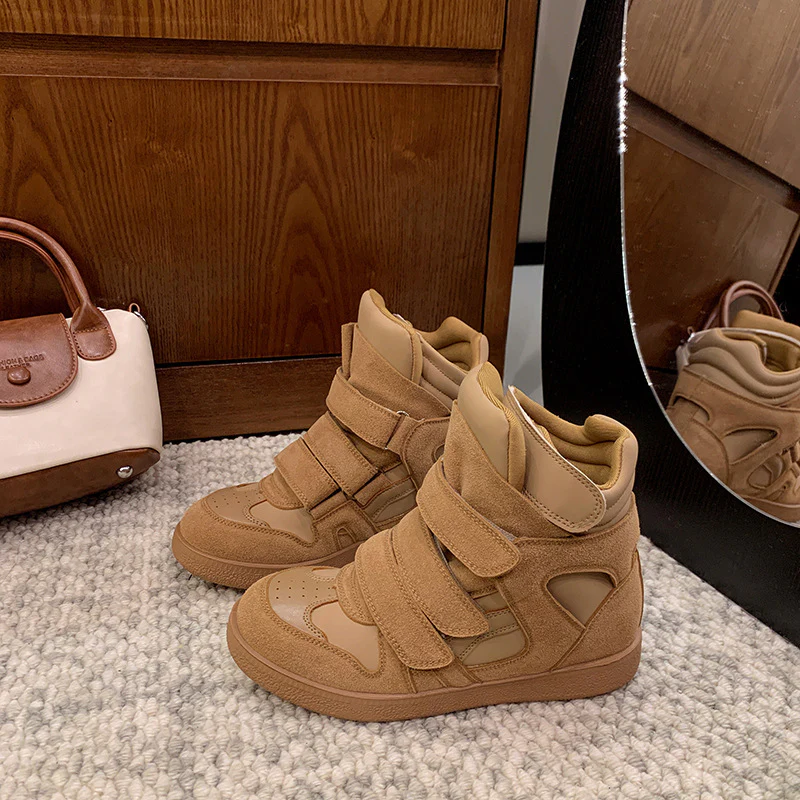 Damen Hochwertige Sneaker mit verstellbarem Klettverschluss und dämpfender Innensohle Heidi Mode - Image 4