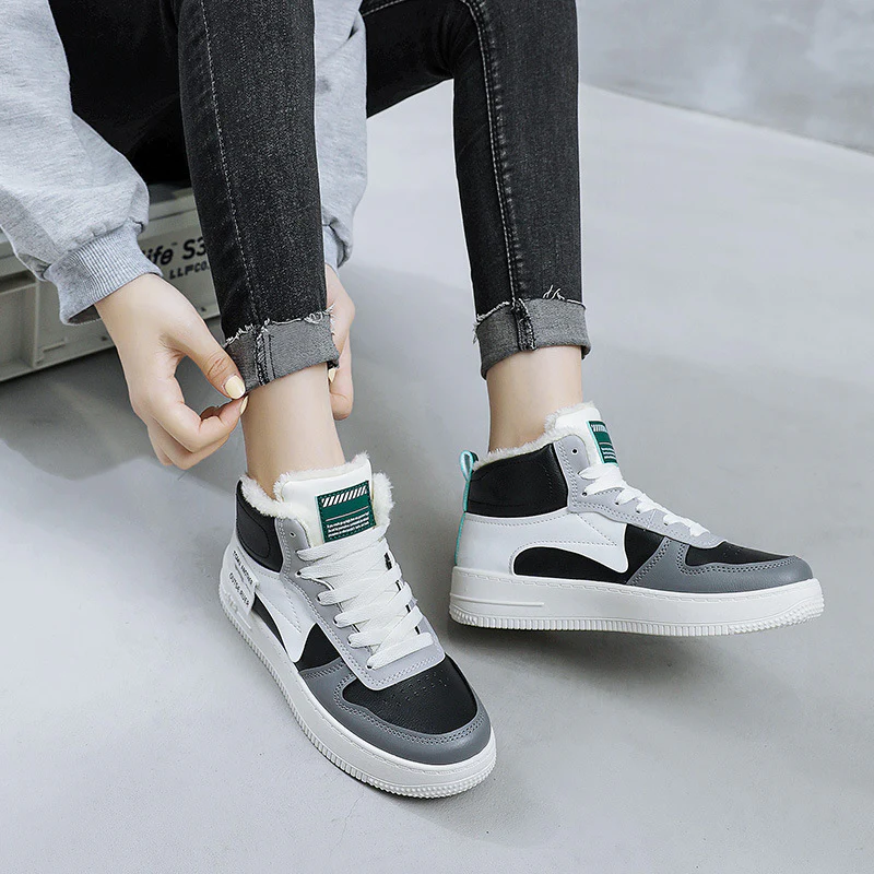 Damen Hochwertige Sneaker mit Warmfutter Heidi Mode - Image 4
