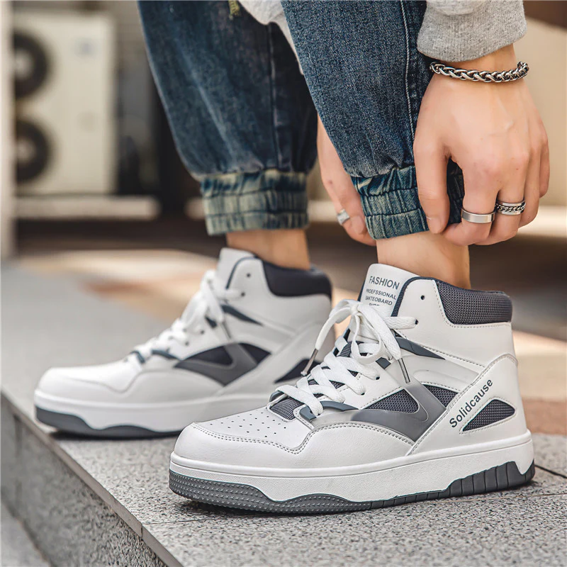 Damen Hochwertige Sneakers im traditionellen Basketball-Design Heidi Mode