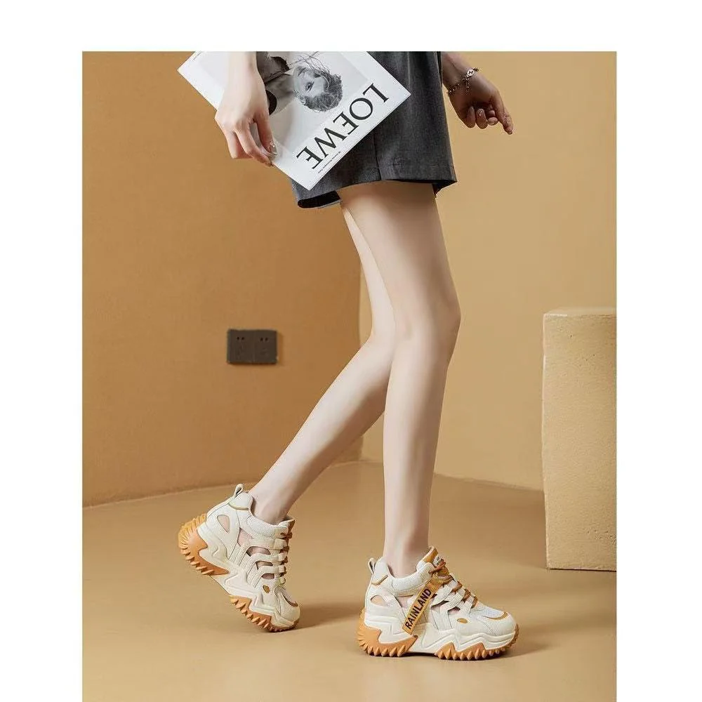Damen Hochwertige Sportliche Sneaker mit verstärkter Sohle und atmungsaktivem Mesh Heidi Mode - Image 5