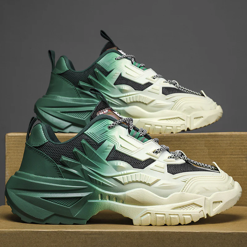Damen Hochwertige Streetwear Sneakers mit stylischem Design und robustem Profilboden Heidi Mode - Image 2