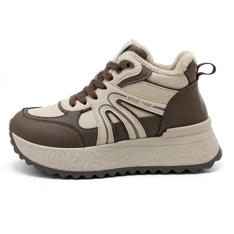 Damen Hochwertige Trend-Sneaker mit warmem Innenfutter und rutschfester Sohle Heidi Mode - Image 5