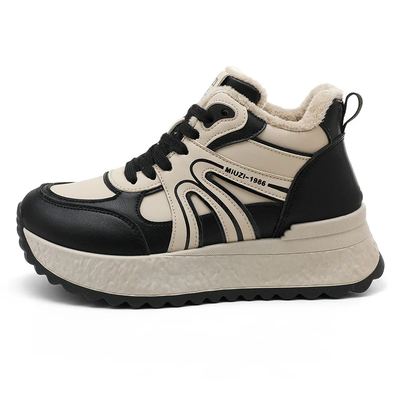 Damen Hochwertige Trend-Sneaker mit warmem Innenfutter und rutschfester Sohle Heidi Mode - Image 6