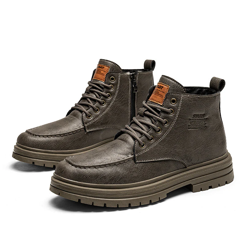 Damen Hochwertige und strapazierfähige Schnürboots aus Kunstleder Heidi Mode - Image 5