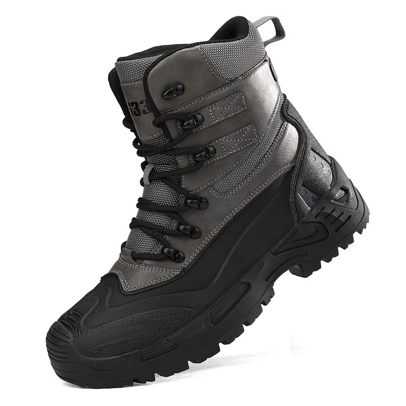 Damen Hohe Arbeitsstiefel mit rutschfester Profilsohle und atmungsaktivem Innenfutter Heidi Mode - Image 5