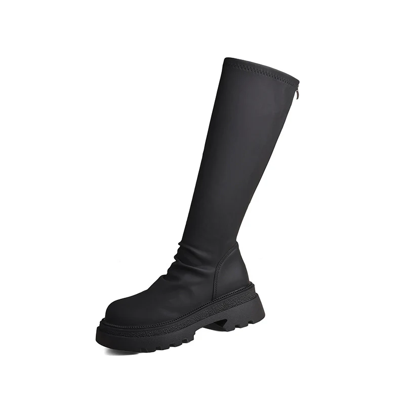 Damen hohe Gummistiefel mit rutschfester Profilsohle und elastischem Schaft Heidi Mode - Image 7