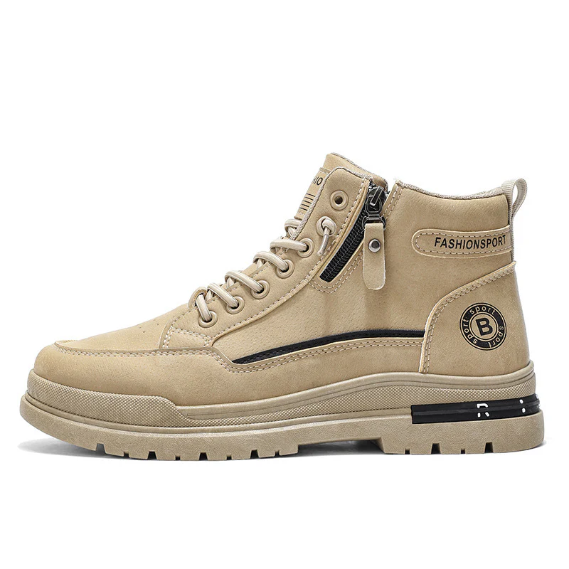 Damen Hohe Schnürstiefel mit praktischer Reißverschlussöffnung und robuster Profilsohle Heidi Mode - Image 5