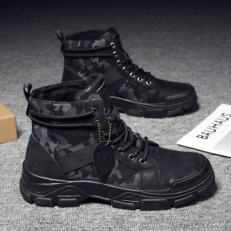 Damen Hohe Sneaker im modernen Camouflage-Stil mit robustem Sohlenprofil Heidi Mode - Image 6