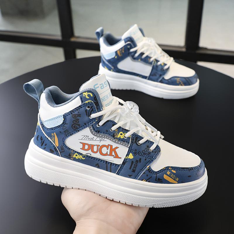 Damen Hohe Sneaker mit trendigem Print und gepolsterter Sohle Heidi Mode