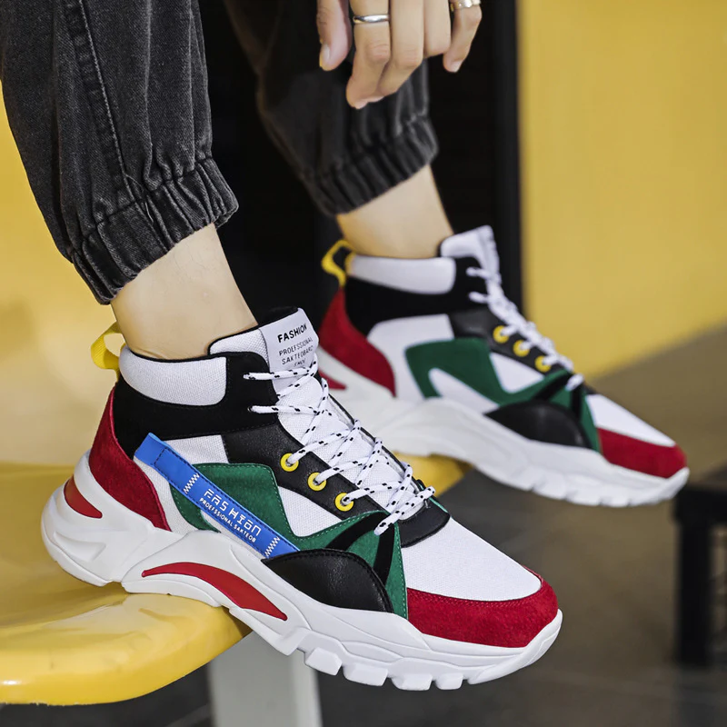 Damen Hohe Sneakers mit innovativem Dämpfungssystem und strapazierfähigem Obermaterial Heidi Mode - Image 4