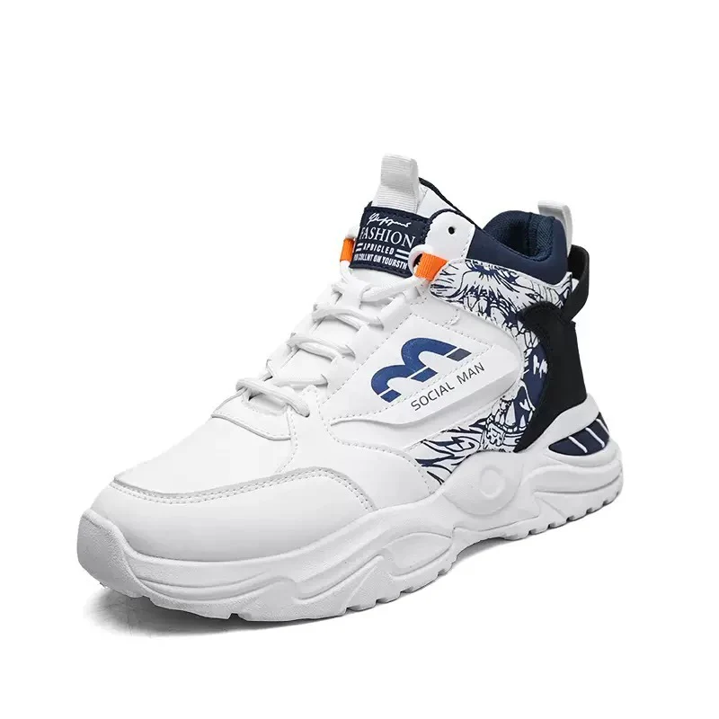 Damen Hohe Sneakers mit modernen grafischen Akzenten und stabiler Sohle Heidi Mode - Image 5