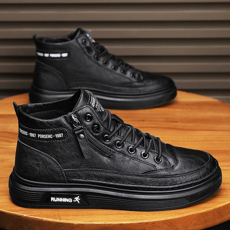 Damen Hohe Sneakers mit praktischem Reißverschluss und robustem Design Heidi Mode - Image 2