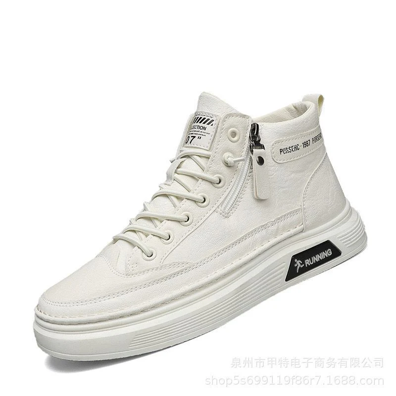 Damen Hohe Sneakers mit praktischem Reißverschluss und robustem Design Heidi Mode - Image 5