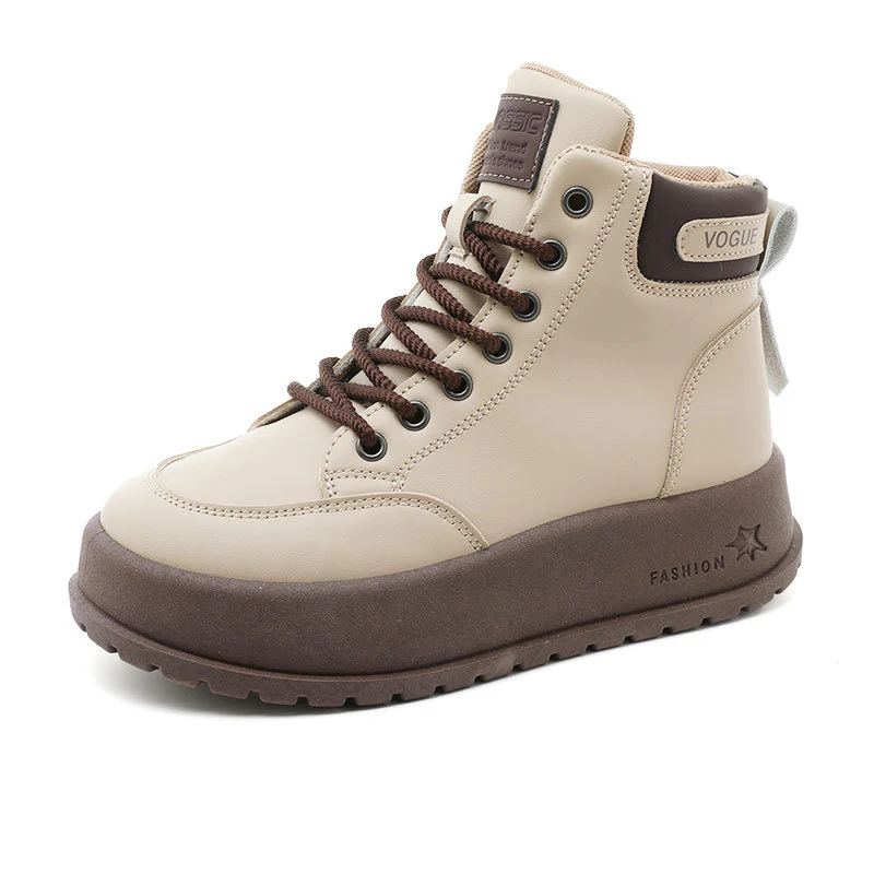 Damen Hohe Sneakers mit robustem Sohlendesign und Polsterung Heidi Mode