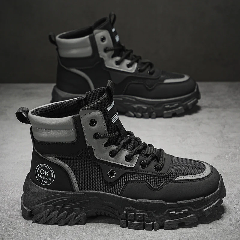 Damen Hohe Sneakers mit robustem Sohlenprofil und modernem Design Heidi Mode - Image 4
