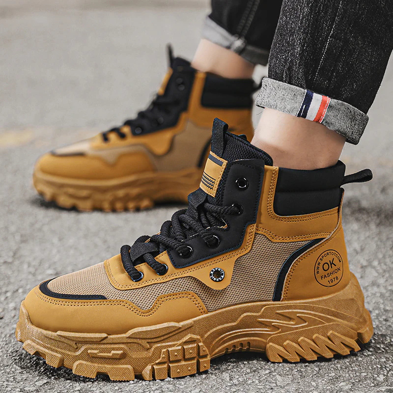 Damen Hohe Sneakers mit robustem Sohlenprofil und modernem Design Heidi Mode - Image 6