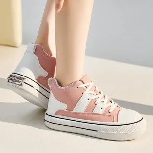 Damen Hohe Sneakers mit trendigen Kontrastelementen Heidi Mode - Image 3