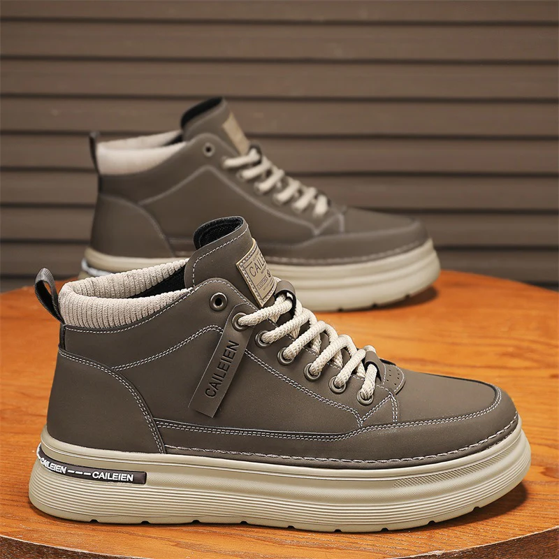 Damen Hohe Sneakers mit weichem Innenfutter und rutschfester Sohle Heidi Mode - Image 7