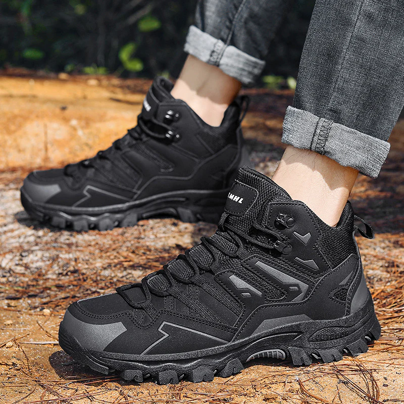Damen Hohe Wanderstiefel mit innovativem Schnellschnürsystem und rutschfester Sohle Heidi Mode - Image 2