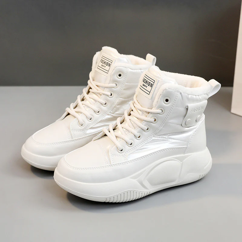 Damen Hohe Winter Sneakers mit warmem Innenfutter und rutschfester Sohle Heidi Mode - Image 2
