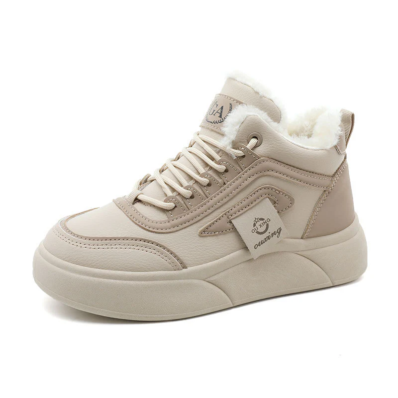 Damen Hohe Winter Sneakers mit weichem Fleece-Futter und rutschfester Sohle Heidi Mode - Image 5