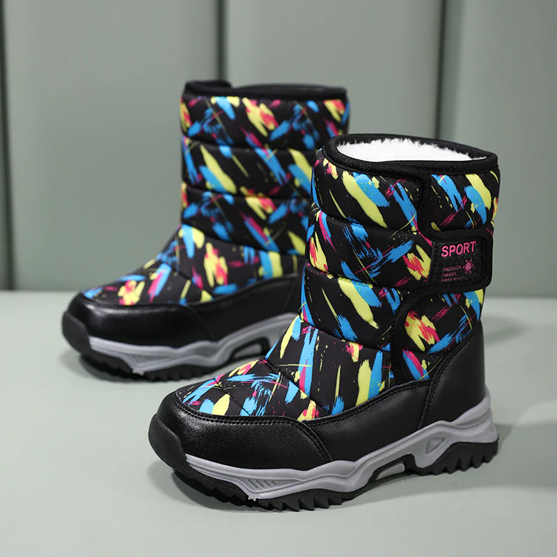 Damen isolierte Winterstiefel mit rutschfester Profilsohle und atmungsaktivem Innenfutter Heidi Mode - Image 3
