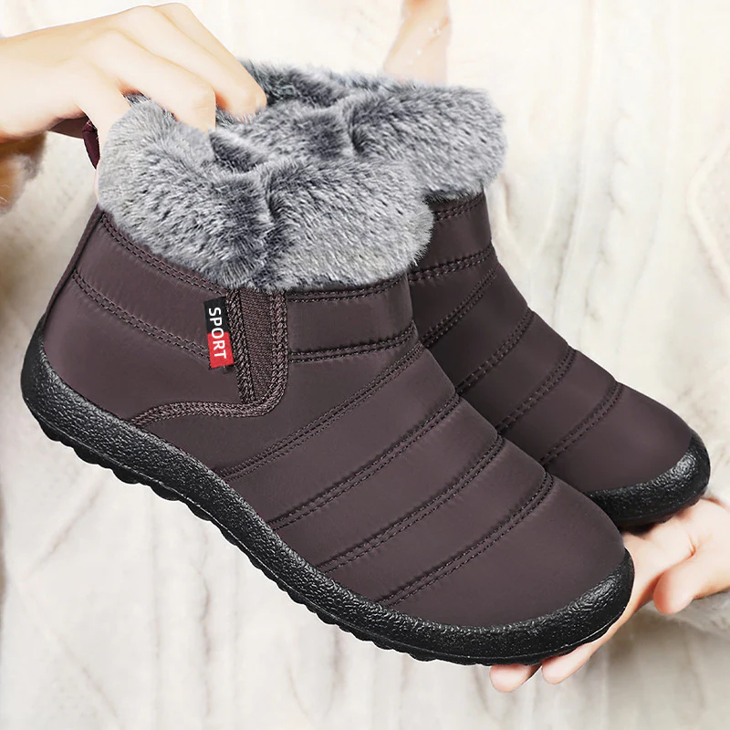 Damen Isolierte Winterstiefel mit rutschfester Sohle und kuscheligem Innenfutter Heidi Mode - Image 4