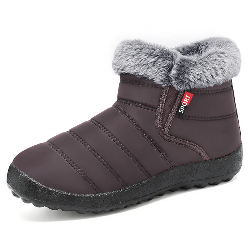 Damen Isolierte Winterstiefel mit rutschfester Sohle und kuscheligem Innenfutter Heidi Mode - Image 7