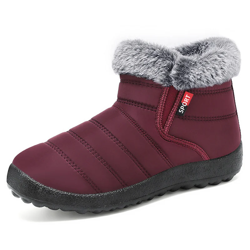 Damen Isolierte Winterstiefel mit rutschfester Sohle und kuscheligem Innenfutter Heidi Mode - Image 9