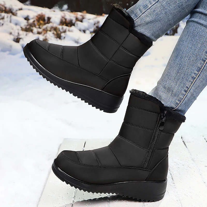 Damen Isolierte Winterstiefel mit warmer Fütterung und rutschfester Sohle Heidi Mode - Image 2