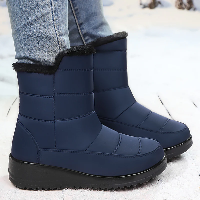 Damen Isolierte Winterstiefel mit warmer Fütterung und rutschfester Sohle Heidi Mode - Image 3