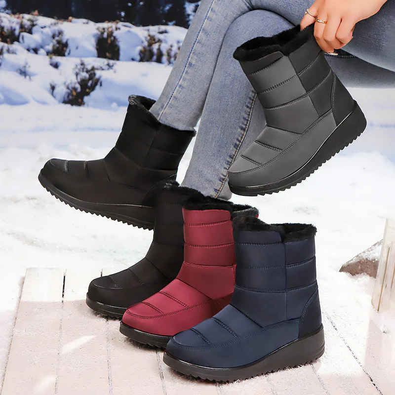 Damen Isolierte Winterstiefel mit warmer Fütterung und rutschfester Sohle Heidi Mode - Image 4