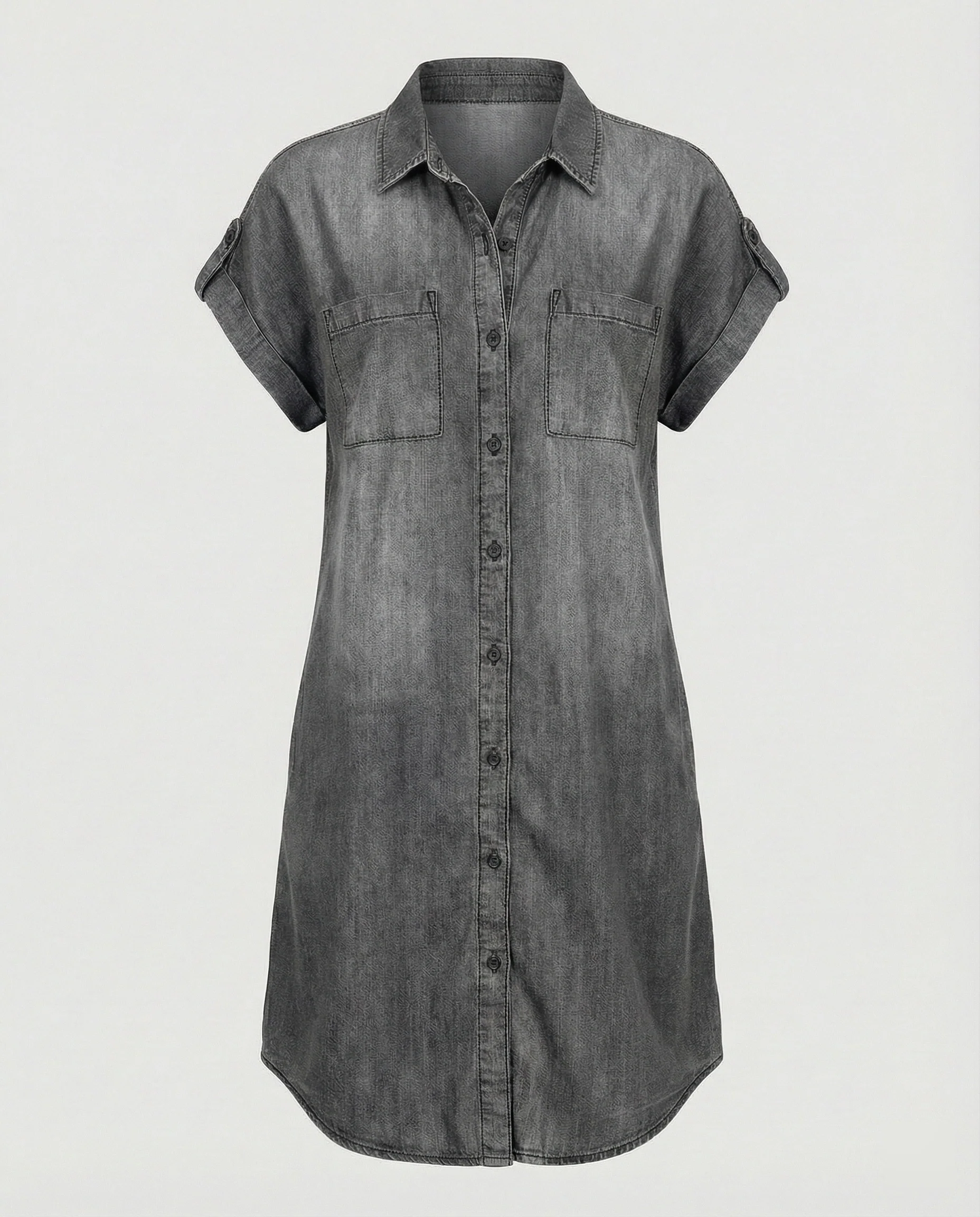 Damen Jeanshemdkleid mit klassischem Schnitt - Image 7