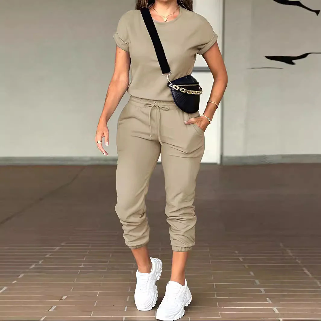 Damen Jogginganzug mit Lässigem Schnitt und Praktischen Taschen Heidi-Mode - Image 9
