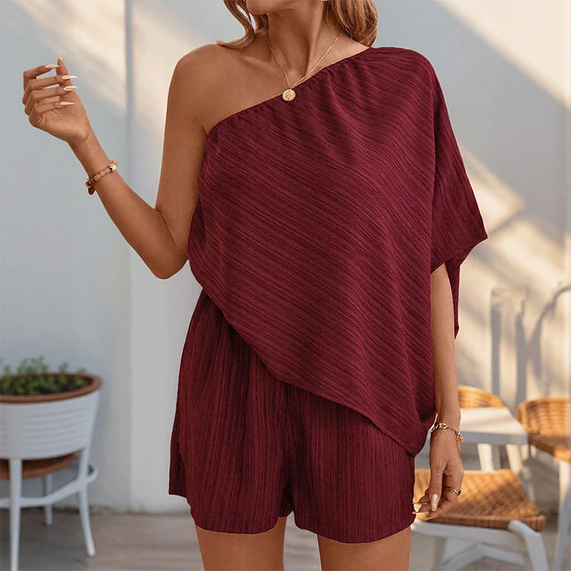 Damen Jumpsuit mit Asymmetrischem Schnitt und Lässigem Design Heidi-Mode - Image 2