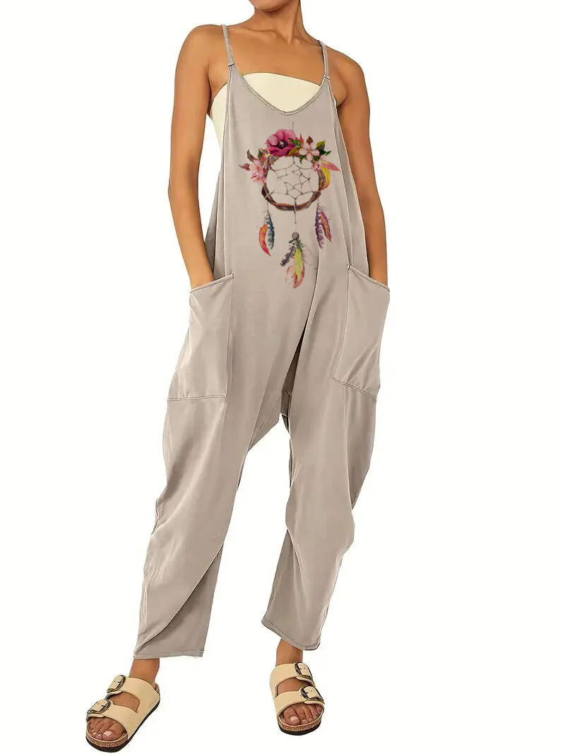 Damen Jumpsuit mit Lässigem Schnitt und Praktischen Taschen Heidi-Mode - Image 5