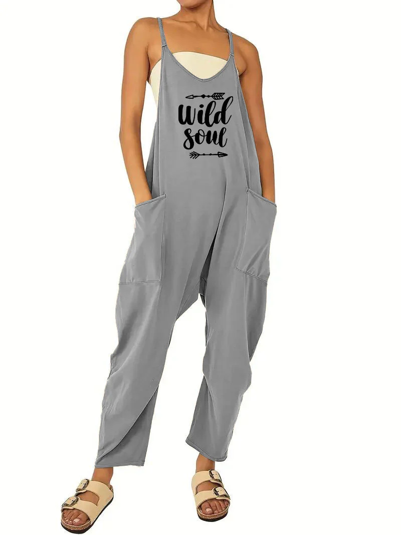 Damen Jumpsuit mit Lässigem Schnitt und Praktischen Taschen Heidi-Mode - Image 7