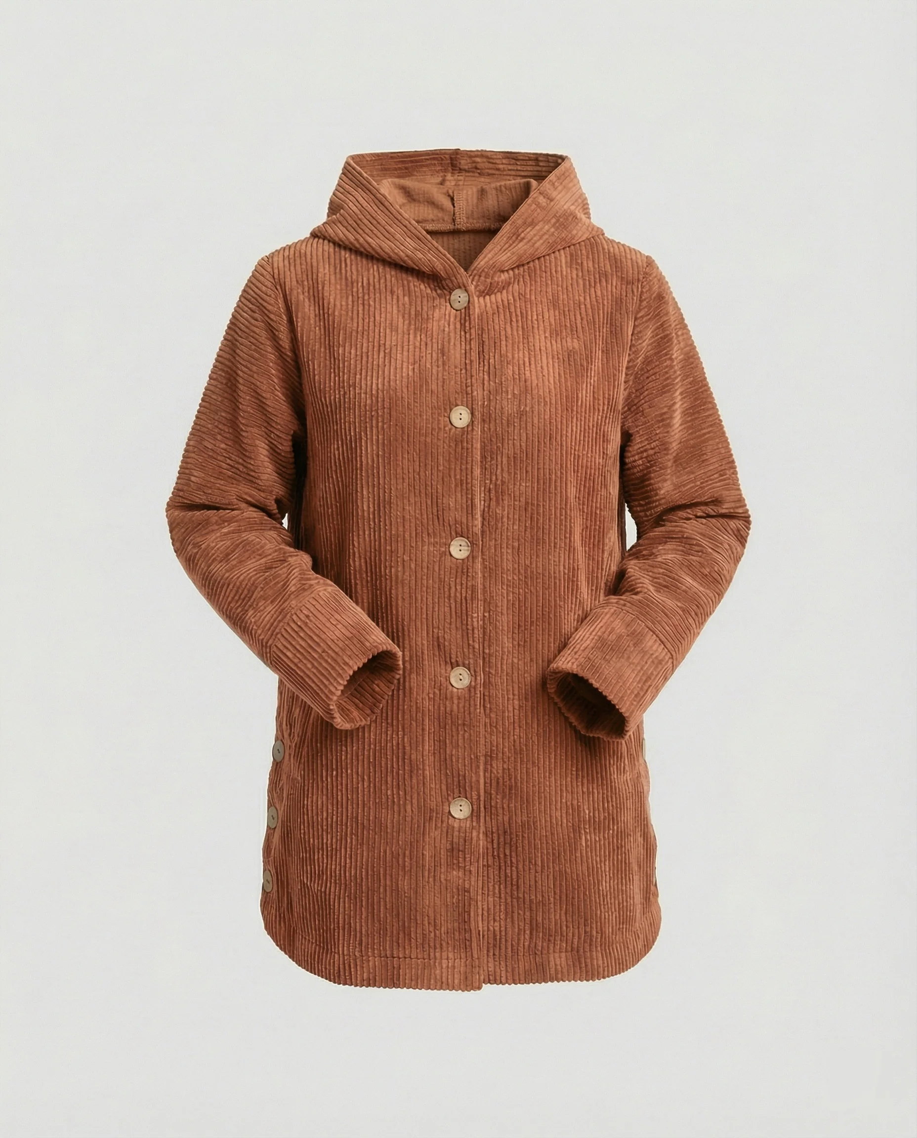 Damen Cord-Kapuzenjacke - Image 4