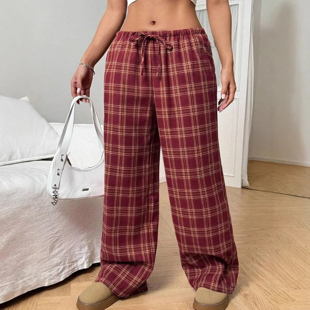 Damen Karierte Freizeithose Heidi-Mode - Image 2