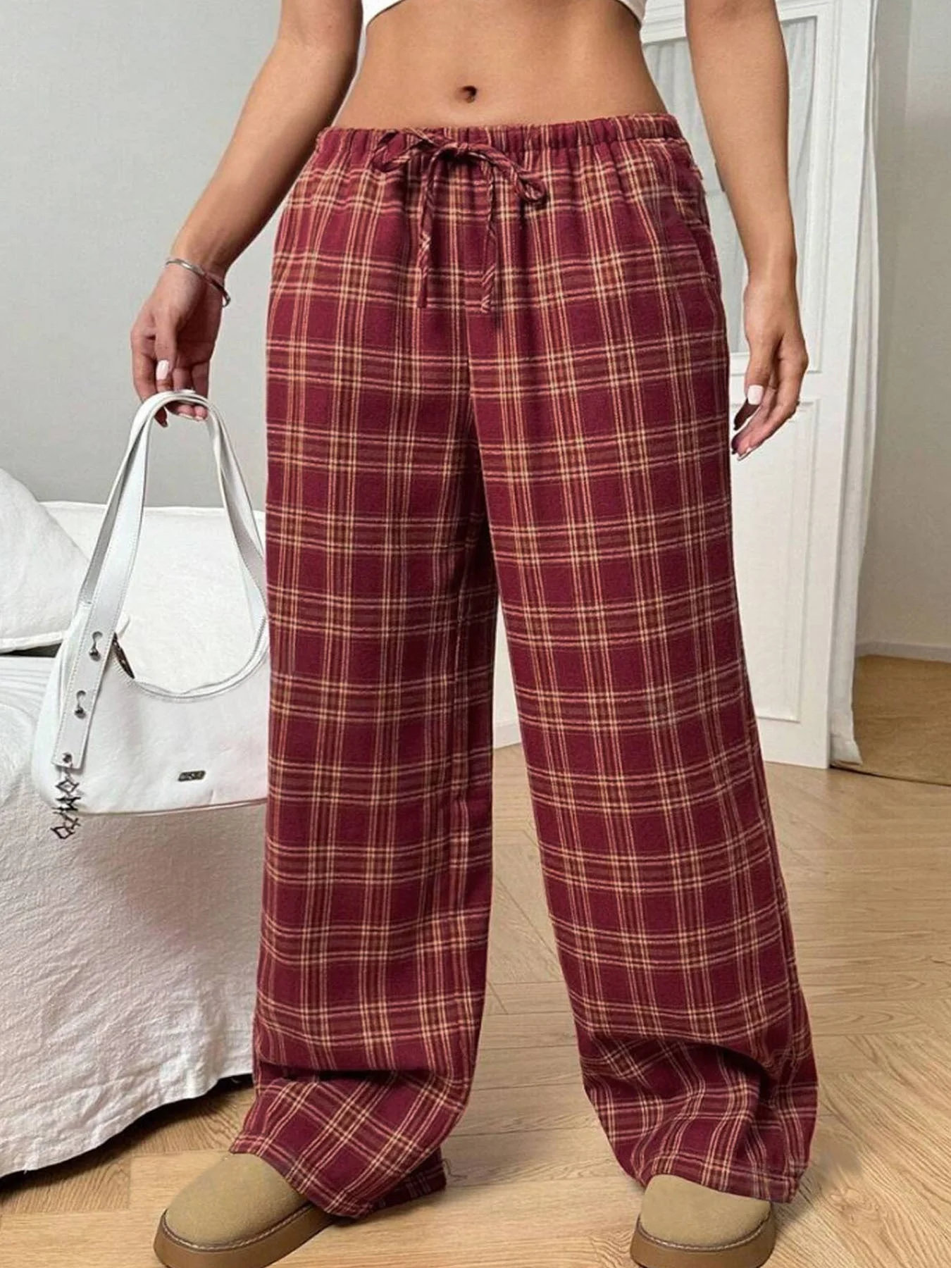 Damen Karierte Freizeithose Heidi-Mode - Image 7