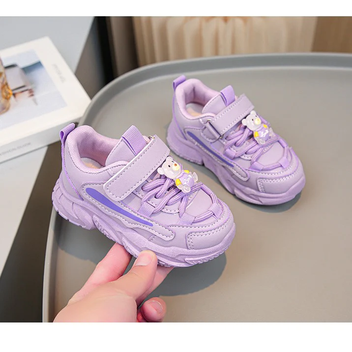 Damen Kindersneaker mit praktischem Klettverschluss und farbenfrohem Design Heidi Mode - Image 2