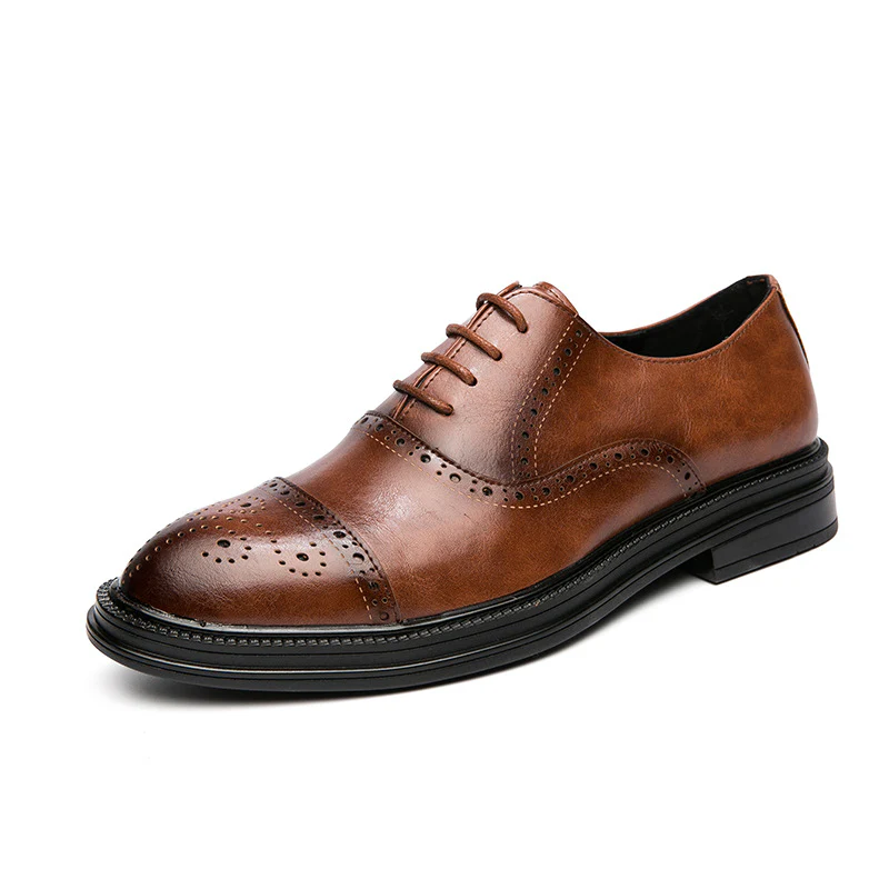 Damen Klassische Brogues aus Leder Heidi Mode - Image 7